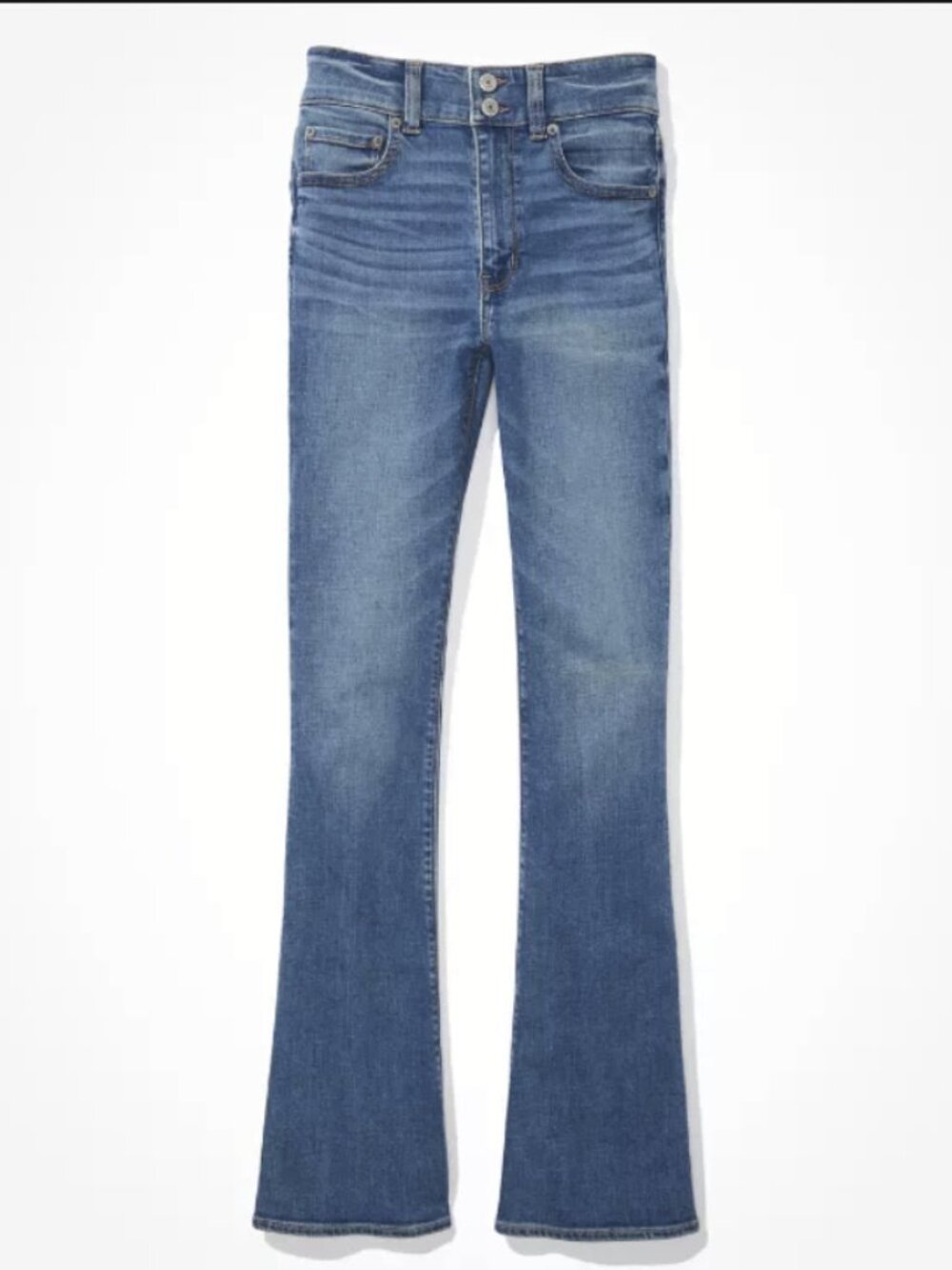 American Eagle High-Waisted Artist Flare Jean Size 8 X-Long